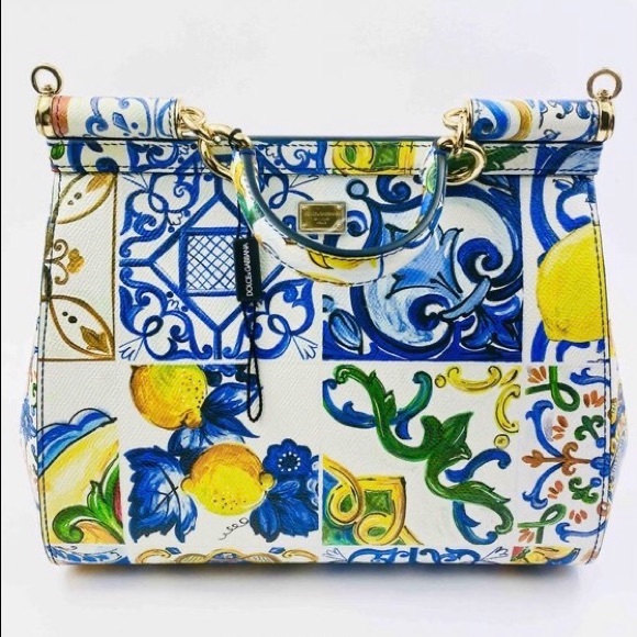 SOLD!! Dolce & Gabbana Majolica medium Sicily bag - Picture 2 of 8